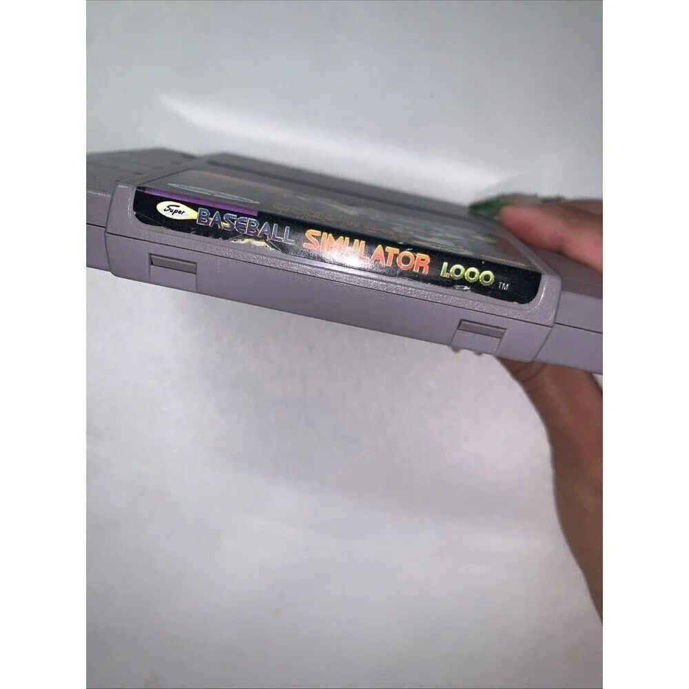 Baseball Simulator 1000 SNES CIB Complete In Box Super Nintendo